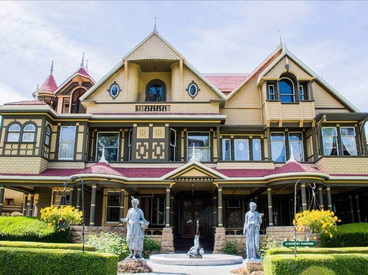 Winchester House, Top 10 Scariest &Amp; Most Popular Real Haunted Houses In The Usa