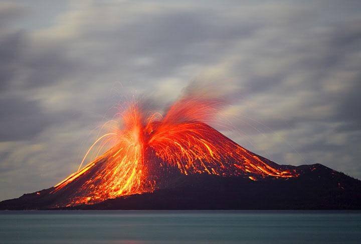 Mount Krakatoa (Indonesia), Top 10 Most Dangerous Active Volcanoes In Asia