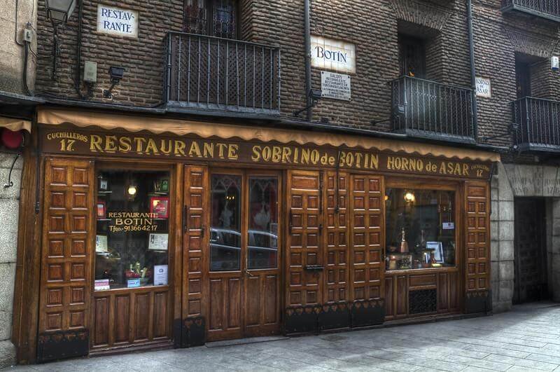 Restaurante Botín (Since 1725, Spain), Top 10 Oldest And Most Popular Restaurants In The World