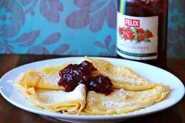 Swedish Pancakes With Lingonberry Jam, Top 10 World'S Best Pancake Recipes You Should Try