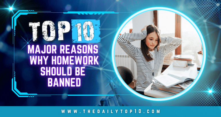 homework should be banned 10 reasons