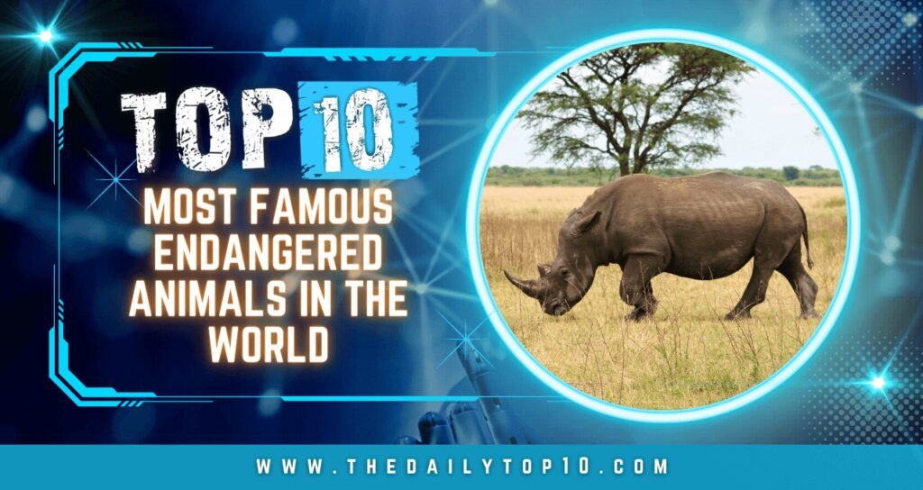 Top 10 Most Famous Endangered Animals in the World