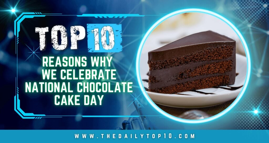 Top 10 Reasons Why We Celebrate National Chocolate Cake Day
