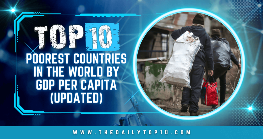 Top 10 Poorest Countries in the World by GDP per Capita (Updated)