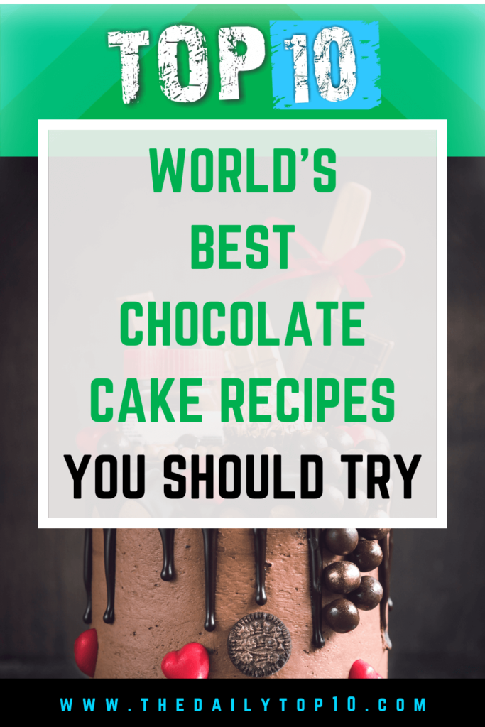 Top 10 World'S Best Chocolate Cake Recipes You Should Try